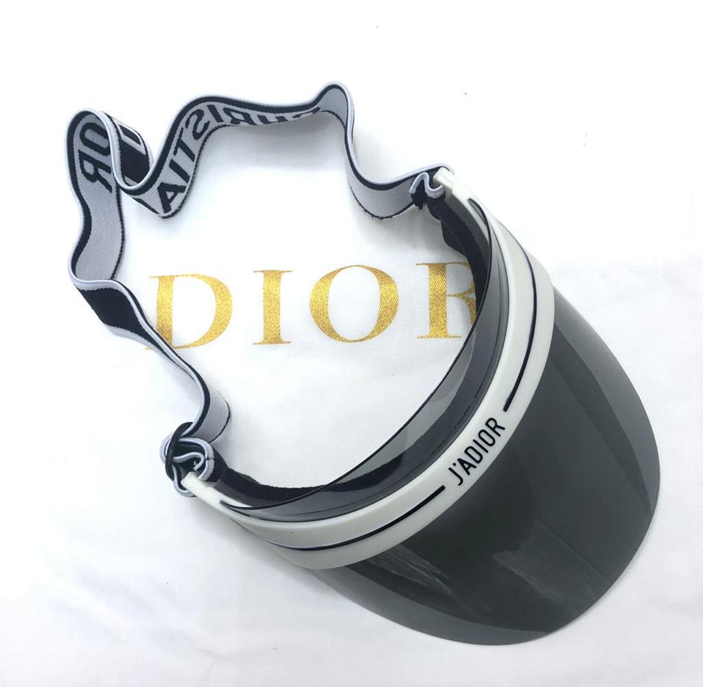 Dior J'Adior Designer Visor with Logo Strap