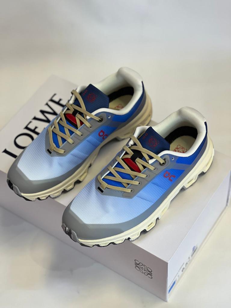 Loewe x On Running Sneakers in Blue and Grey