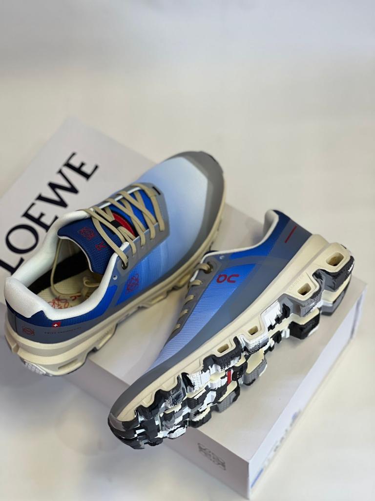 Loewe x On Running Sneakers in Blue and Grey