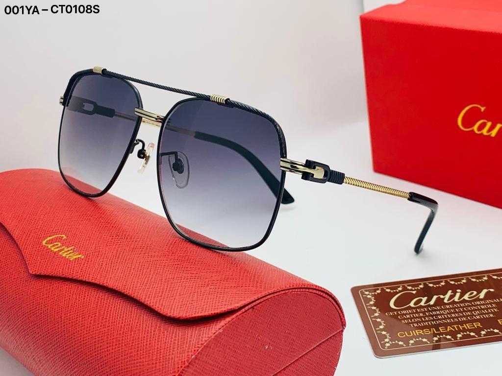 Christian Dior 'Diorizon1' Black & Gold Pilot Sunglasses with Green Lenses